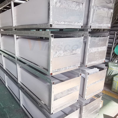Tubos retangulares decorativos ocos de aço inoxidável