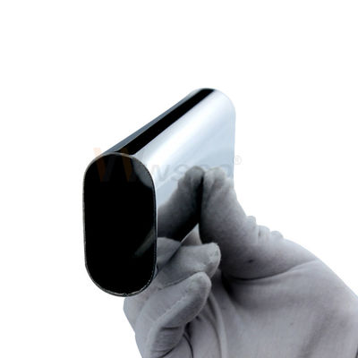 Aisi 201 tamanho oval de aço inoxidável da tubulação da elipse do corrimão da escada de Inox do tubo 304 316 personalizou decorativo