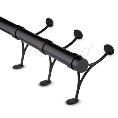 a tubulação 63.5mm de aço inoxidável do círculo de 42.4mm 48.3mm Inox lustrou o tubo 201 de Matt Colored Surface Foot Rail 304 316