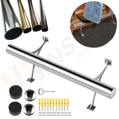 a tubulação 63.5mm de aço inoxidável do círculo de 42.4mm 48.3mm Inox lustrou o tubo 201 de Matt Colored Surface Foot Rail 304 316