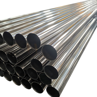 A tubulação de aço inoxidável Acero Inoxidable 1.1/2 Redondo Decorativo Brilliante do círculo de C-316 Inox LUSTROU 600 C-304 X 6 METROS