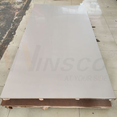 Novos materiais laminados a frio 0,4 mmx1219 mmx2438 mm 4ftx8ft 2B Finished Ss Sheet AISI 304 304L