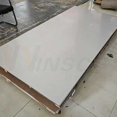 3000mmx1500mm Tamanho Superfície suave 2B 0,5mm Espessura AISI 304 304L Chapa de moinho de aço inoxidável