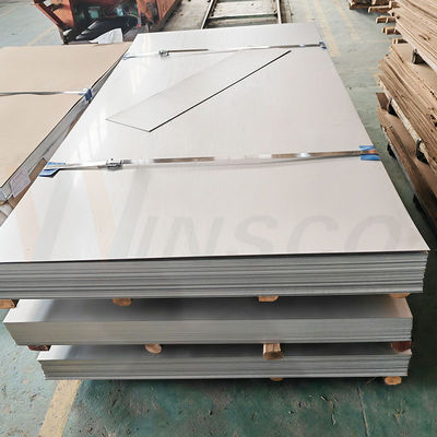 3000mmx1500mm Tamanho Superfície suave 2B 0,5mm Espessura AISI 304 304L Chapa de moinho de aço inoxidável