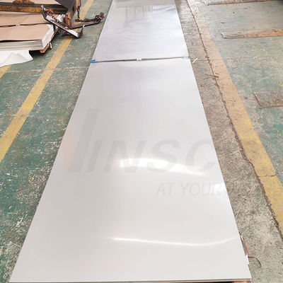 Facilidade de Fabricação 1500mmx3000mmx0.4mm 2B superfície de moagem chapa de aço inoxidável laminada a frio 201 grau