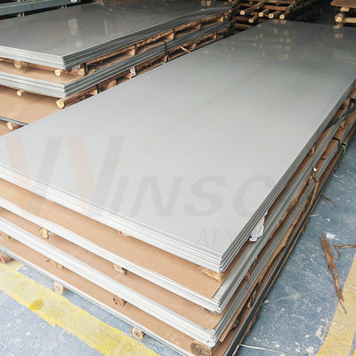 1000 mmx2000 mm Tamanho 0,4 mm Espesso 304 304L Grau 2B Chapa de aço inoxidável acabada
