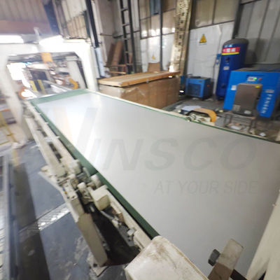 Espessura de parede uniforme 2,5 mm AISI 316 316L laminado a frio 1000mmx2000mm Chapa de aço inoxidável 2b Superfície