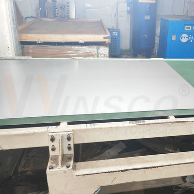 Alta dureza 1500 mm Largura Inox Finish Mill Plate 3000 mm comprimento 0,9 mm Acero inoxidável folha laminada a frio 2B superfície