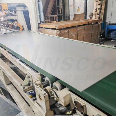 Alta dureza 1500 mm Largura Inox Finish Mill Plate 3000 mm comprimento 0,9 mm Acero inoxidável folha laminada a frio 2B superfície