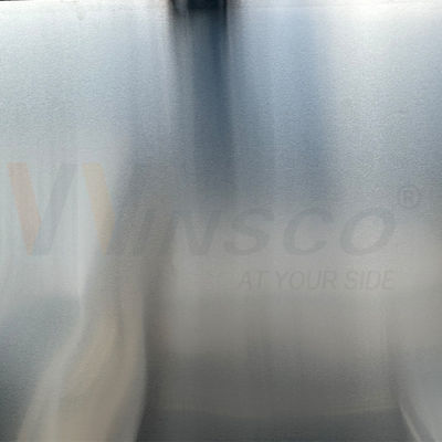 SS 316 Grossa textura Placa de metal inoxidável 1500mmx3000mm Chapa de aço inoxidável n.o 4 #4 escovado acabado