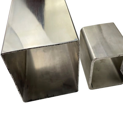 201 304 316 Tubo Soldado Inox 100mmx100mm Grande Tamanho Tubo Quadrado de Aço Inox 1,5 mm-5,0 mm Espessura