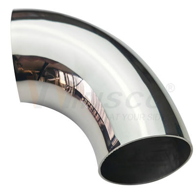 AISI 201 304 316 Satin Espelho 76,2 mm 3 polegadas OD aço inoxidável manobrista Cotovelo 1,2 mm-2,0 mm espessura
