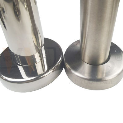 C304 C316 Cobertura de base de balaustrada de aço inoxidável para tubos redondos de 12,7 mm 19 mm 1 '31,8 mm 38,1 mm 2'