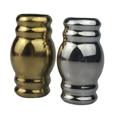 Espelho Prata Ouro Acessórios de Barranco Inox SS 201 304 Conector de junção de bambu de aço inoxidável para tubos de mangueira de 19 mm