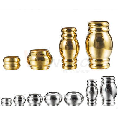 Espelho Prata Ouro Acessórios de Barranco Inox SS 201 304 Conector de junção de bambu de aço inoxidável para tubos de mangueira de 19 mm