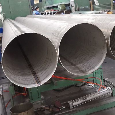 Resistência a altas temperaturas 159mm tubo soldados em aço inoxidável AISI201 304 316 tubo de parede espessa de aço inoxidável redondo de grande diâmetro