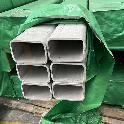 Material de construção tubo de aço inoxidável 201 304 316 316L grau grande tamanho Rectangular moinho 80mmx180mm tubo de aço inoxidável