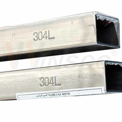 Resistência à corrosão Winsco Metal Inox Soldado tubo 304L Grau de aço inoxidável tubo redondo quadrado retangular
