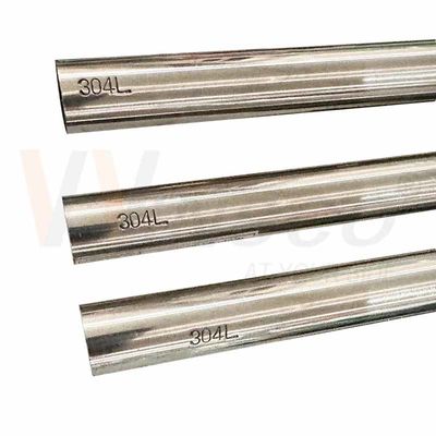 Resistência à corrosão Winsco Metal Inox Soldado tubo 304L Grau de aço inoxidável tubo redondo quadrado retangular