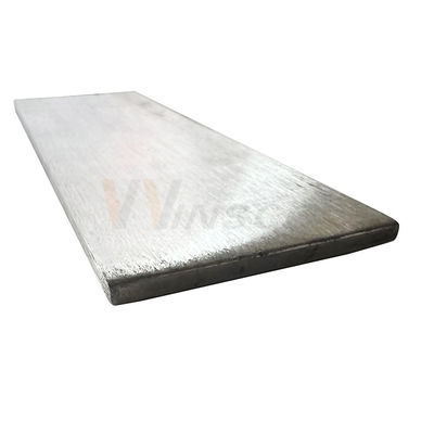 Superfície personalizável 6 metros Rod Rectangular Platina Inox SS 201 304 316 Barras planas de aço inoxidável polido