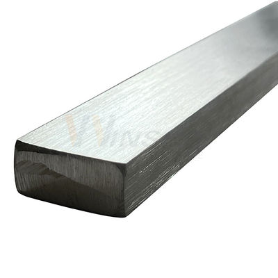 Superfície personalizável 6 metros Rod Rectangular Platina Inox SS 201 304 316 Barras planas de aço inoxidável polido