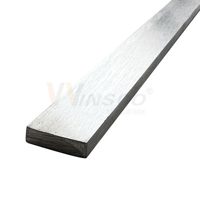 Superfície personalizável 6 metros Rod Rectangular Platina Inox SS 201 304 316 Barras planas de aço inoxidável polido