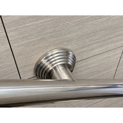 SS 201 304 Peças de estabilizadores de aço inoxidável de prata-ouro Cobertura de base de manobras de aço inoxidável para 19 mm 1 '' 2' 63.5 mm de postes redondos