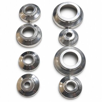Tampas de Base Redondas de Aço Inoxidável 304 para Peru | Canoplas Redondas BA, 1/2–2 pol