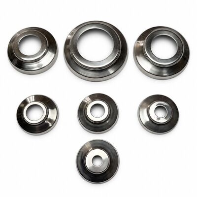 Tampas de Base Redondas de Aço Inoxidável 304 para Peru | Canoplas Redondas BA, 1/2–2 pol