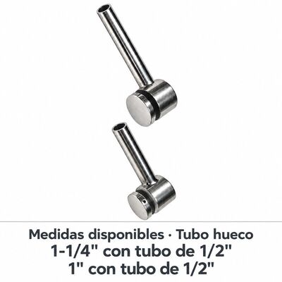 Suporte de Aço Inoxidável para Vidro em Sistemas de Corrimão | Soporte para Vidrio