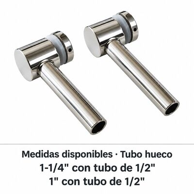 Suporte de Aço Inoxidável para Vidro em Sistemas de Corrimão | Soporte para Vidrio