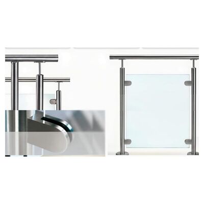 Grampos de vidro de aço inoxidável para barrancos e balaustradas