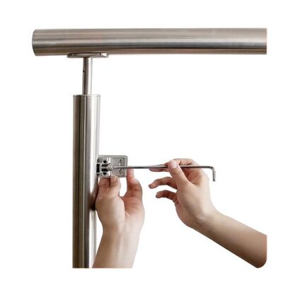 Grampos de vidro de aço inoxidável para barrancos e balaustradas