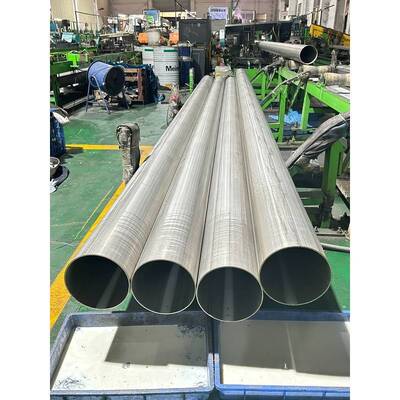 Tubo redondo de aço inoxidável inox de grande diâmetro de 127mm e parede espessa SUS201/304/316. Resistente à corrosão e alta resistência para equipamentos médicos, aeroespacial e projetos em ambientes hostis.