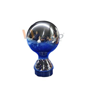 Grau 304 316 Instalações de escada de aço inoxidável 80mm Dia de aço inoxidável Decorativo Balão de barranco Para 50,8mm 2 polegadas tubo redondo