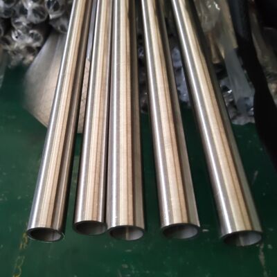 Tubo Redondo de Aço Inoxidável Winsco Metal 33mm SUS201/304/316 para Guarda-Corpo com Acabamento Hairline