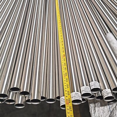Tubo Redondo de Aço Inoxidável Winsco Metal 33mm SUS201/304/316 para Guarda-Corpo com Acabamento Hairline