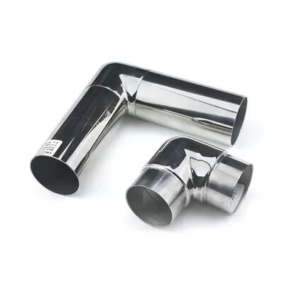 SS201, SS304 e SS316 aço inoxidável 90° Cotovelo curto de mangueira para tubos redondos de 25,4 ∼ 50,8 mm