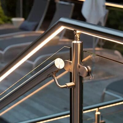 Acessórios para balustradas de escadas em aço inoxidável SUS 201 304 316