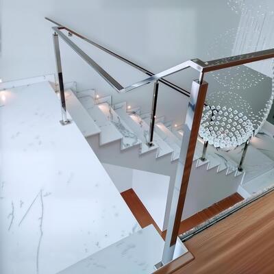 Acessórios para balustradas de escadas em aço inoxidável SUS 201 304 316