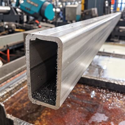 Tubo Retangular de Aço Inoxidável Soldado de Grande Tamanho 150x300mm SS201 SS304 SS316 para Construção e Fabricação