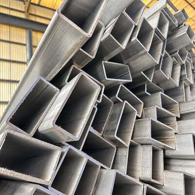 Tubo Retangular de Aço Inoxidável Soldado de Grande Tamanho 150x300mm SS201 SS304 SS316 para Construção e Fabricação