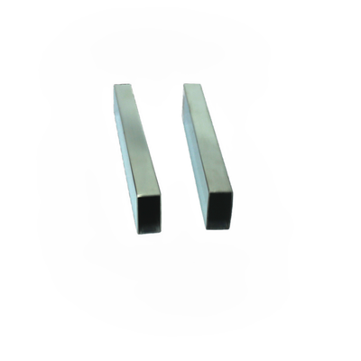 Pequeno tubo retangular de aço inoxidável 4x5-5x25mm parede fina SS201 304 316