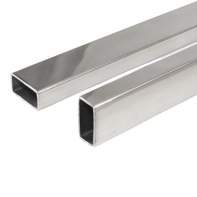 Pequeno tubo retangular de aço inoxidável 4x5-5x25mm parede fina SS201 304 316
