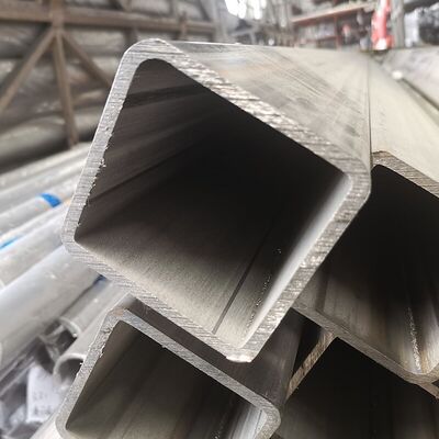SUS 201 AISI 304 TP 316 Grade Large Size Inxo Thick Wall Tube 120mmx120mm Tubo quadrado de aço inoxidável