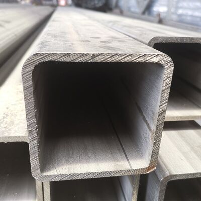 SUS 201 AISI 304 TP 316 Grade Large Size Inxo Thick Wall Tube 120mmx120mm Tubo quadrado de aço inoxidável