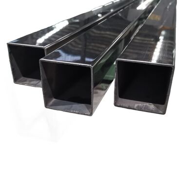 201 304 316 Tubo Soldado Inox 100mmx100mm Grande Tamanho Tubo Quadrado de Aço Inox 1,5 mm-5,0 mm Espessura
