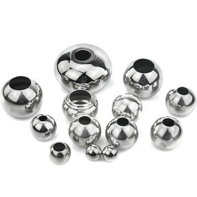 Bola Oca Perfurada de Aço Inoxidável 201 304 316 com Acabamentos de Superfície Personalizados e Ampla Gama de Tamanhos para Acessórios de Corrimão e Guarda-corpo e Grelha de Segurança para Janelas