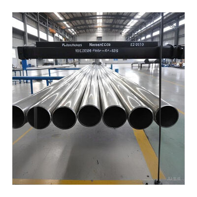Brushed Finish Stainless Steel Round Tube 201 304 316L Grade for Middle East Projects and Stainless Steel Pipe Handrail Construction