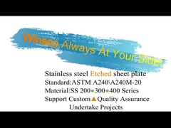 Metal SS 201 de Winsco espelho 304 316 que grava a placa de aço inoxidável laminada terminada da folha